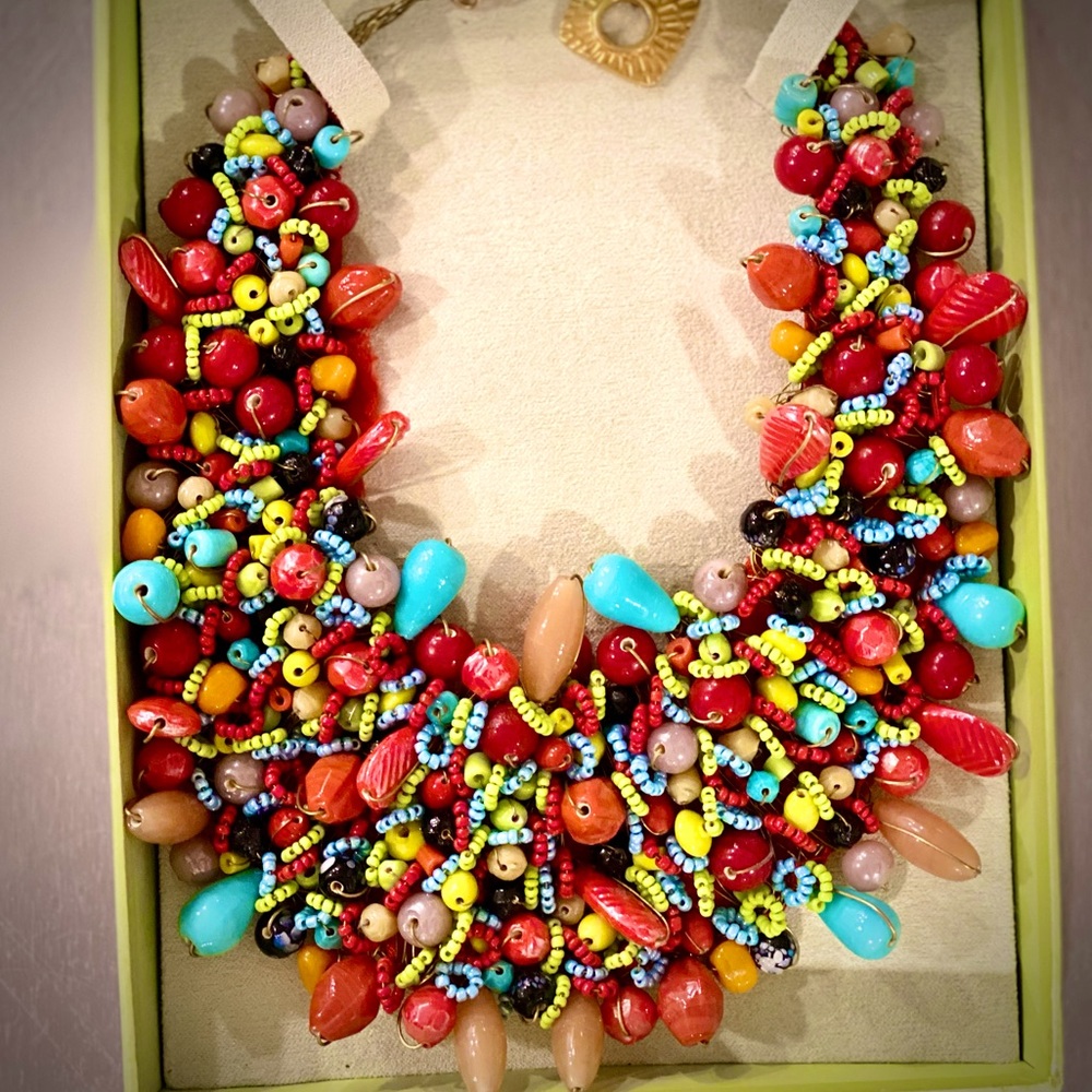 Ross + Simons Unique Vintage Bib Necklace